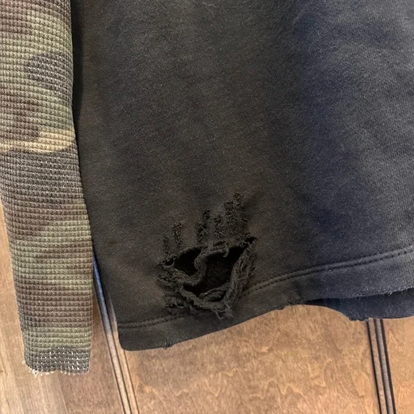 Hudson Jeans “Striker” Crewneck Sweatshirt